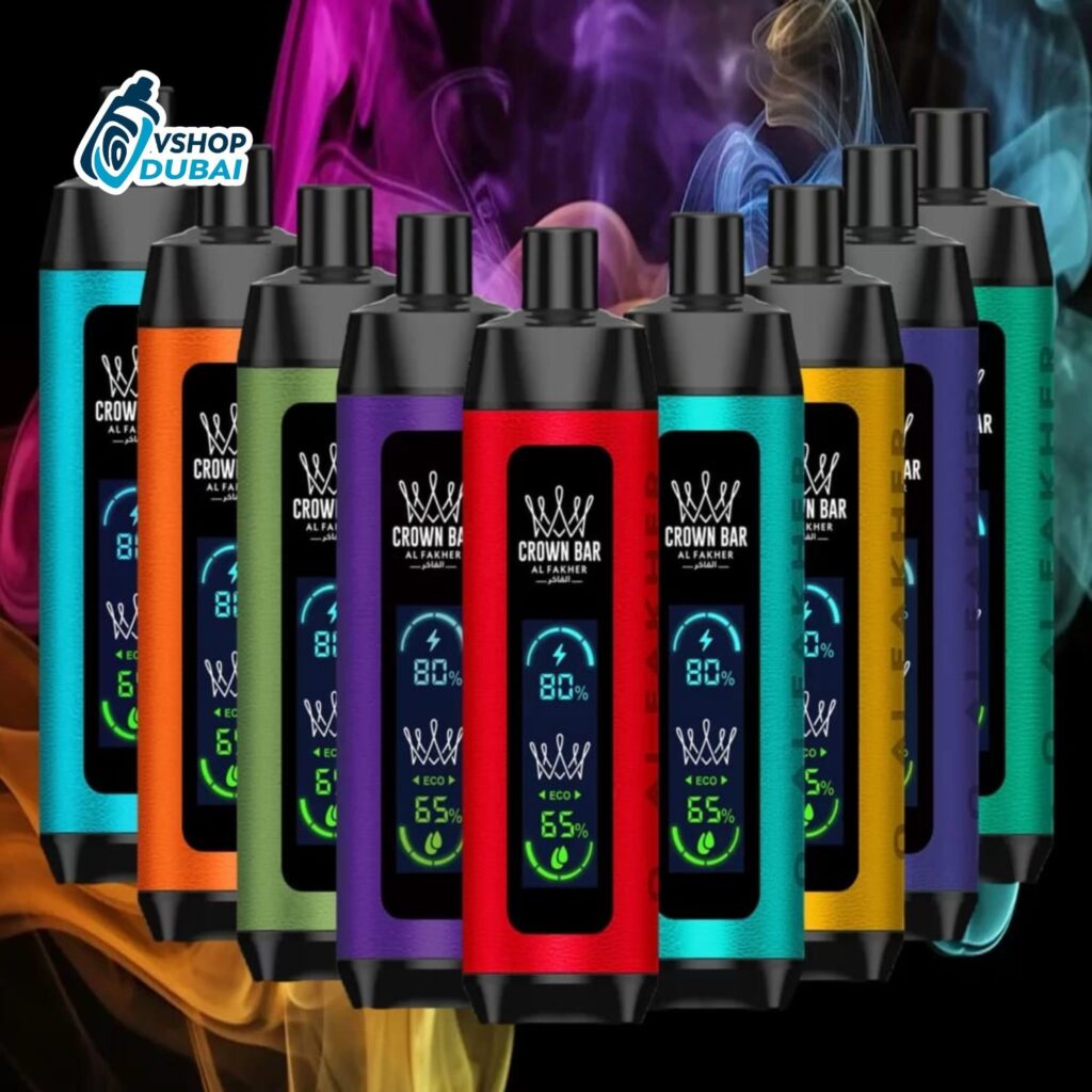 AL FAKHER 8000 Pro Dual Mode Vape with colorful packaging, showcasing multiple flavors and dual-mode feature for both MTL and DTL vaping styles. Portable, user-friendly, and ideal for beginners.