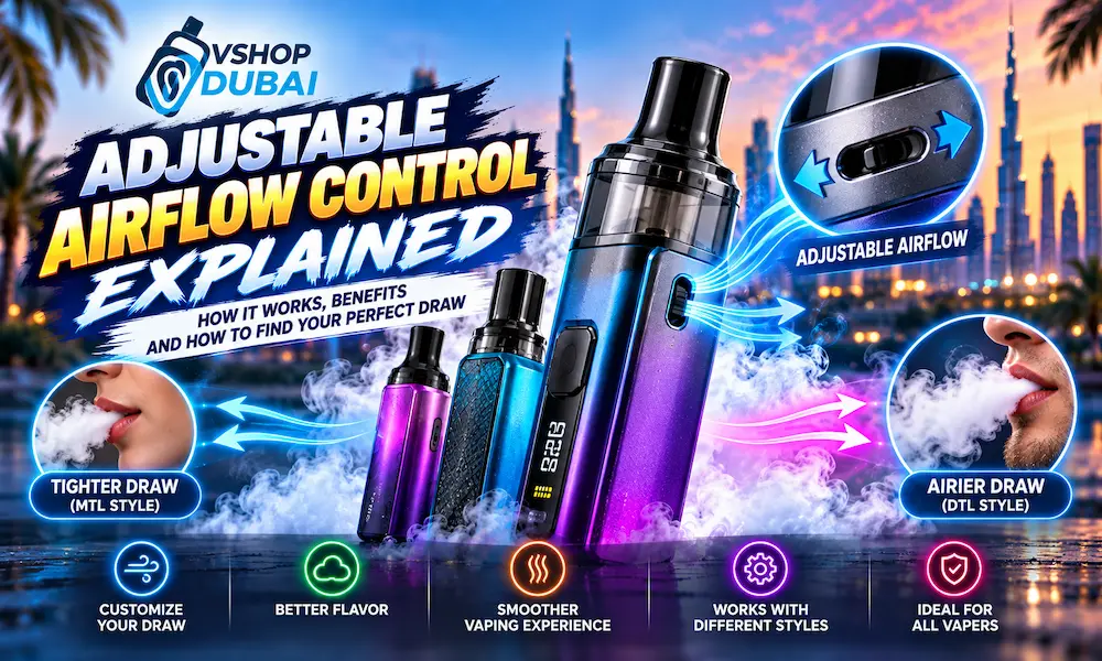 Adjustable Airflow Control Explained - Vshop Dubai