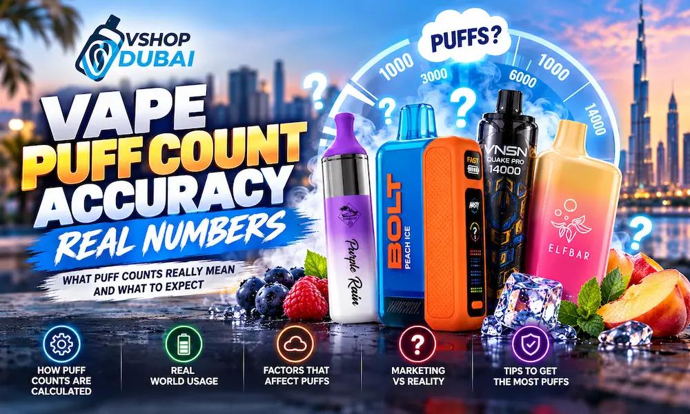 Vape Puff Count Accuracy Real Numbers - Vshop Dubai