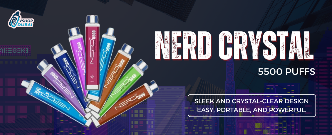 NERD Crystal 5500 Puffs Disposable vape Dubai