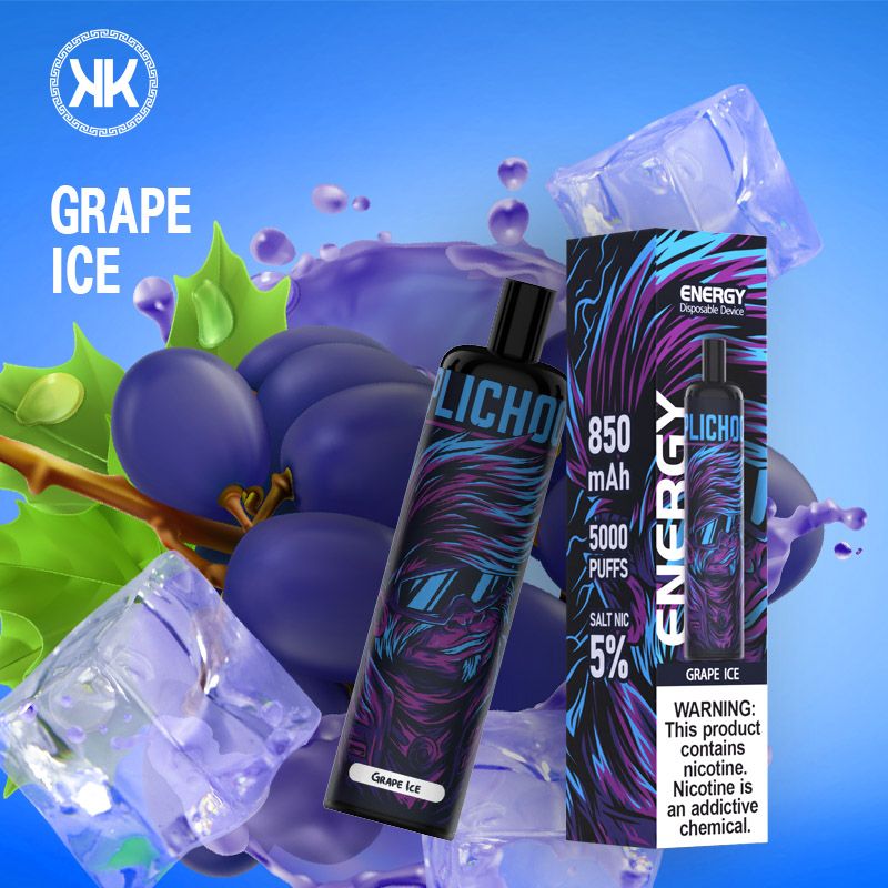 ENERGY Vape Kk Grape Ice (5000 puffs) disposable kit Dubai Vape Shop Dubai