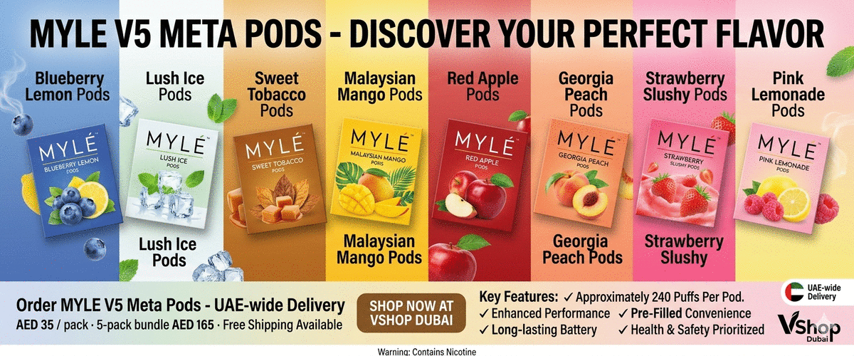 Myle v5 meta pods dubai