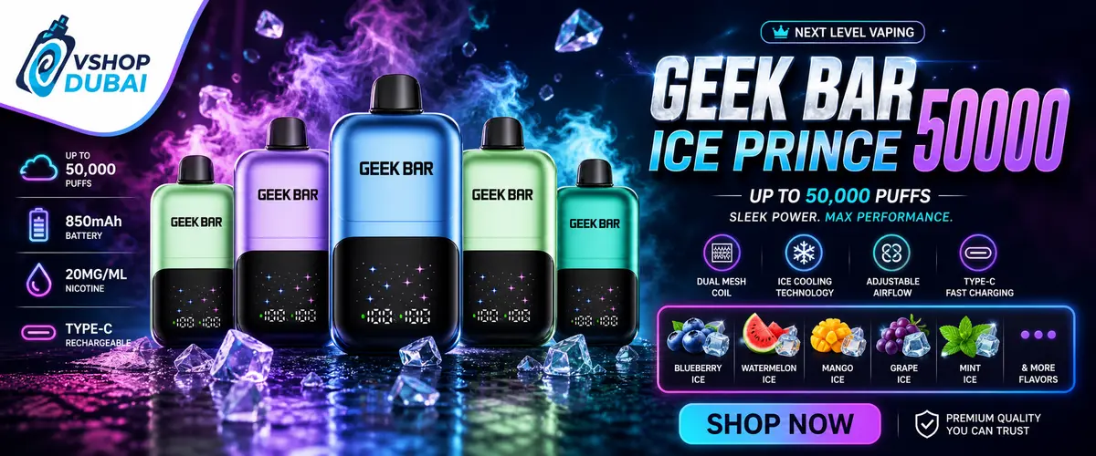 Buy GEEKBAR Ice Prince 50000 Puffs in Dubai UAE