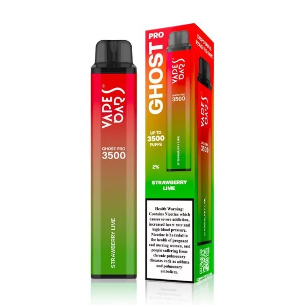 Ghost pro strawberry lime disposable by vapes bar Dubai