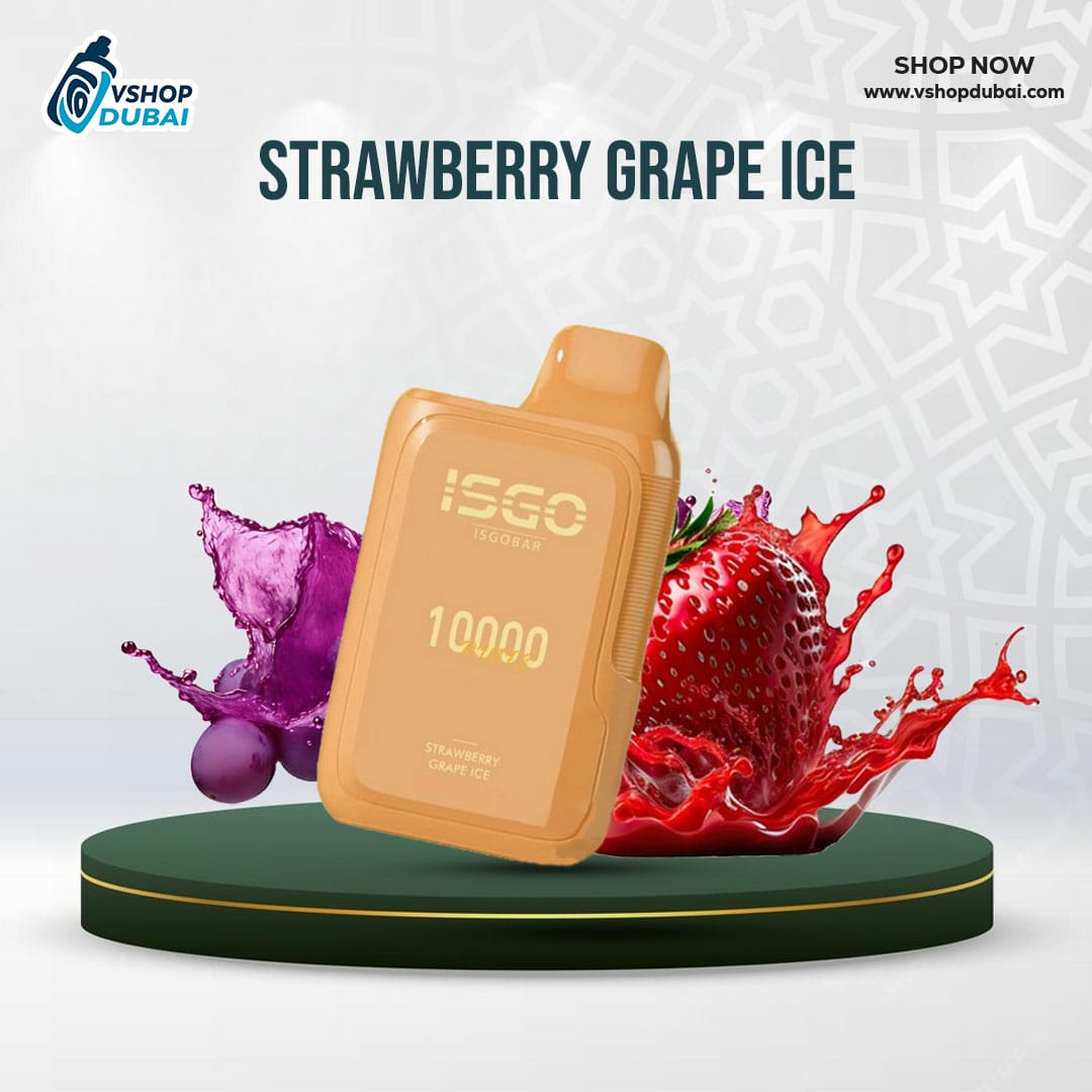ISGO Bar Strawberry Grape Ice 10000 Puffs