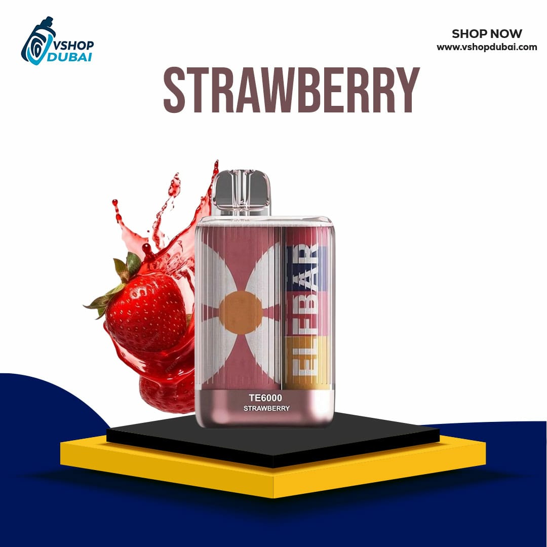 elf bar te6000 puffs Strawberry flavours