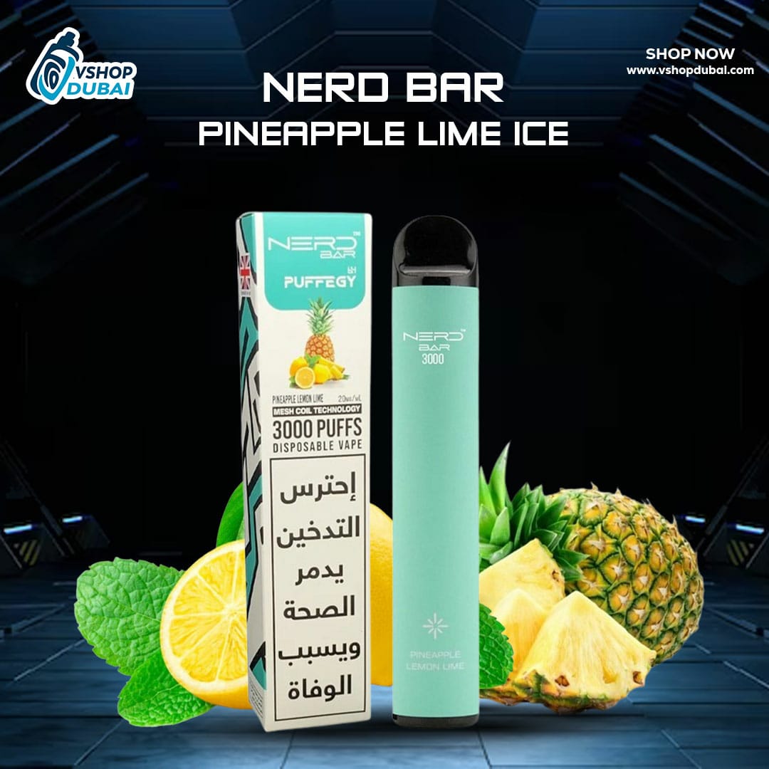 nerd bar 3000 puffs pineapple lime ice