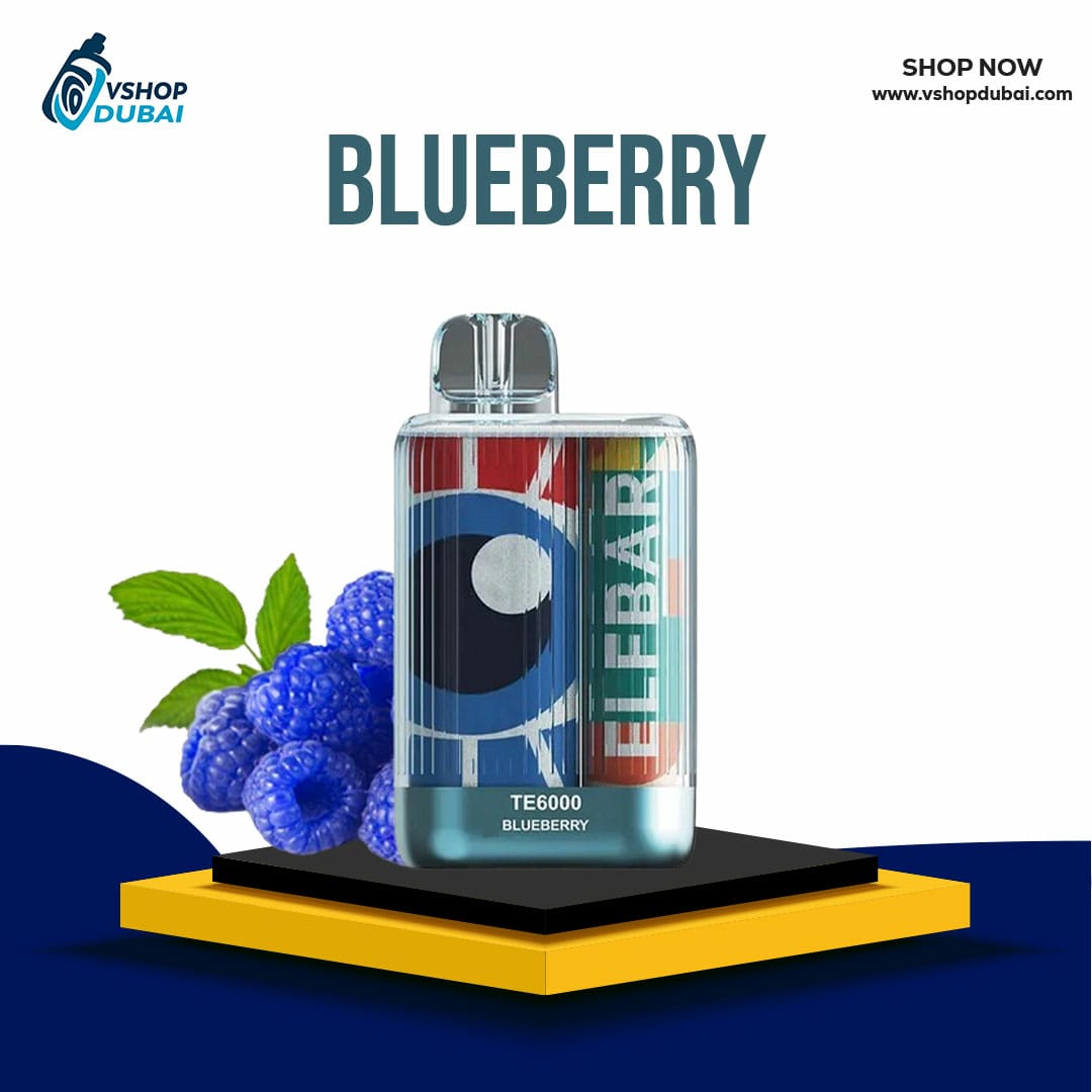 elf bar te6000 puffs blueberry flavours