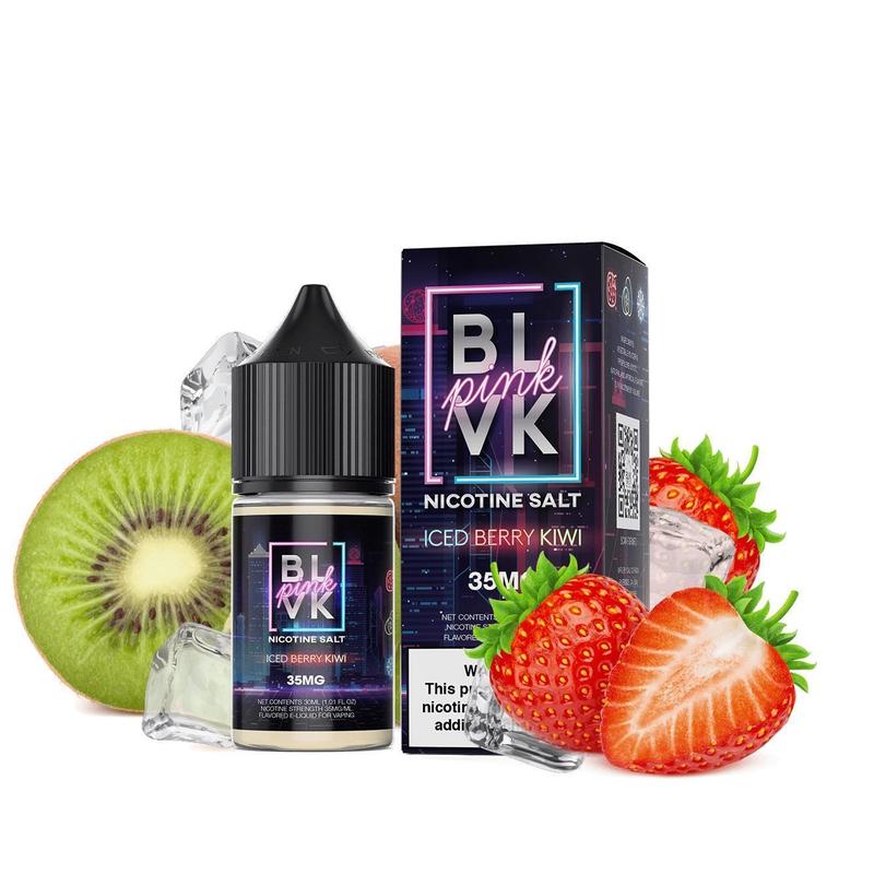 BLVK unicorn pink iced berry kiwi salt nic liquid