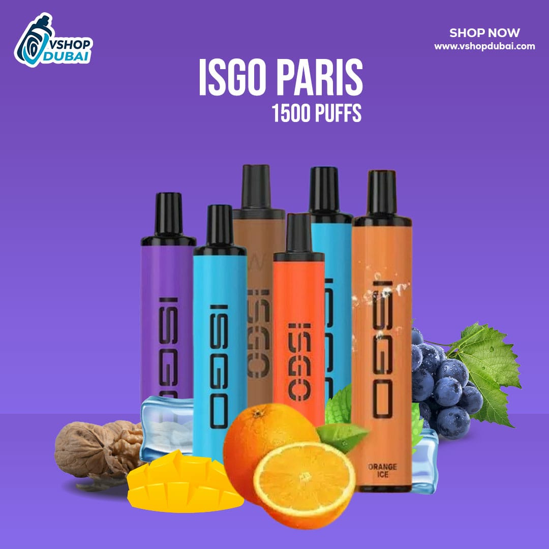 isgo paris 1500 puffs disposable vape