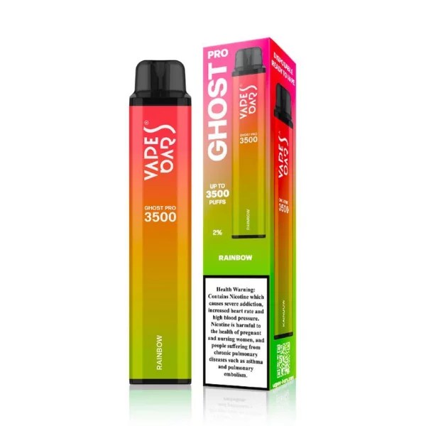 Ghost pro rainbow disposable by vapes bar Dubai