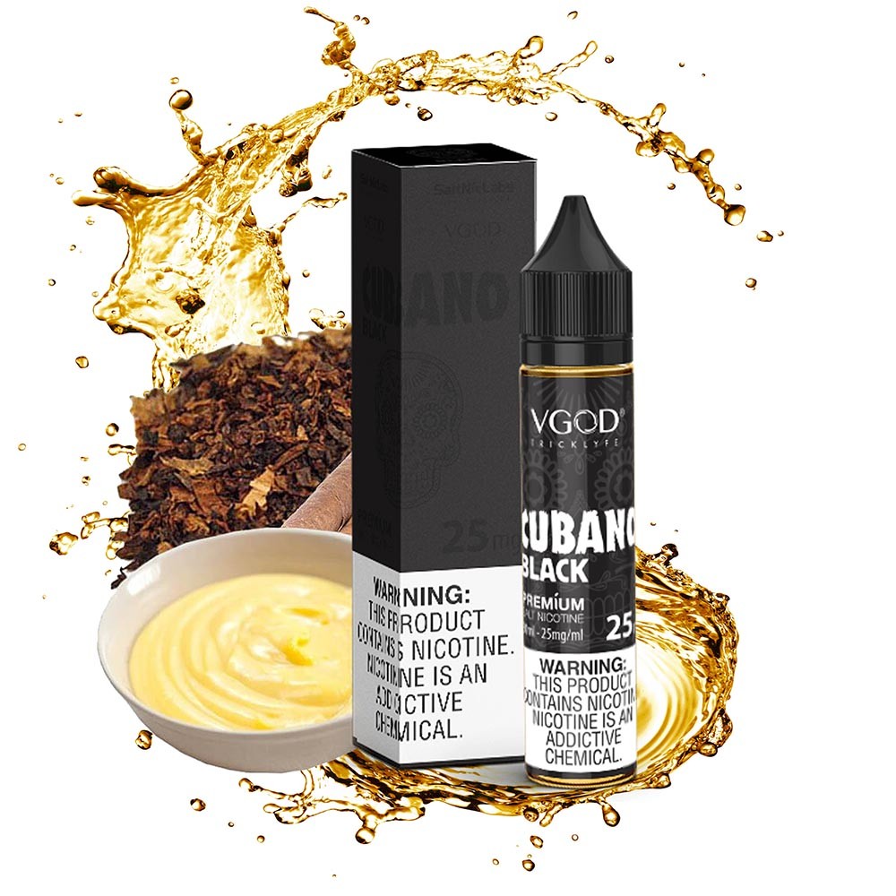 Vgod Cubano black salt nic 30ml
