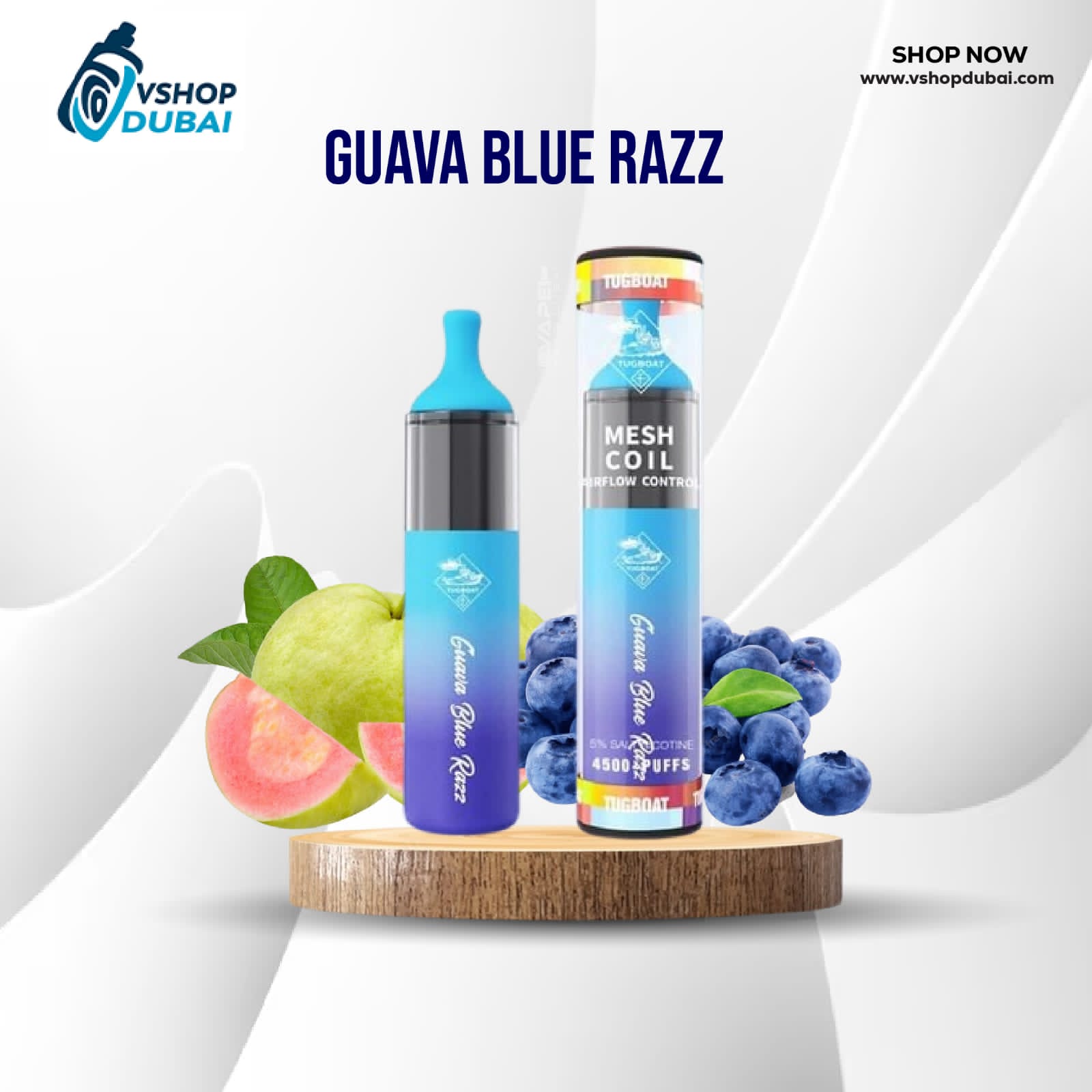 tugboat evo guava blue razz