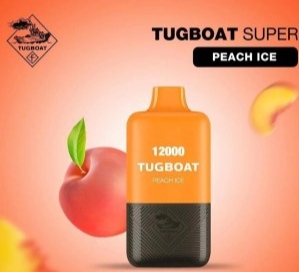 Tugboat Super 12000 Puffs Disposable Vape peach ice