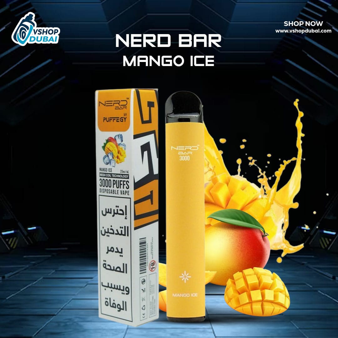 nerd bar 3000 puffs mango ice