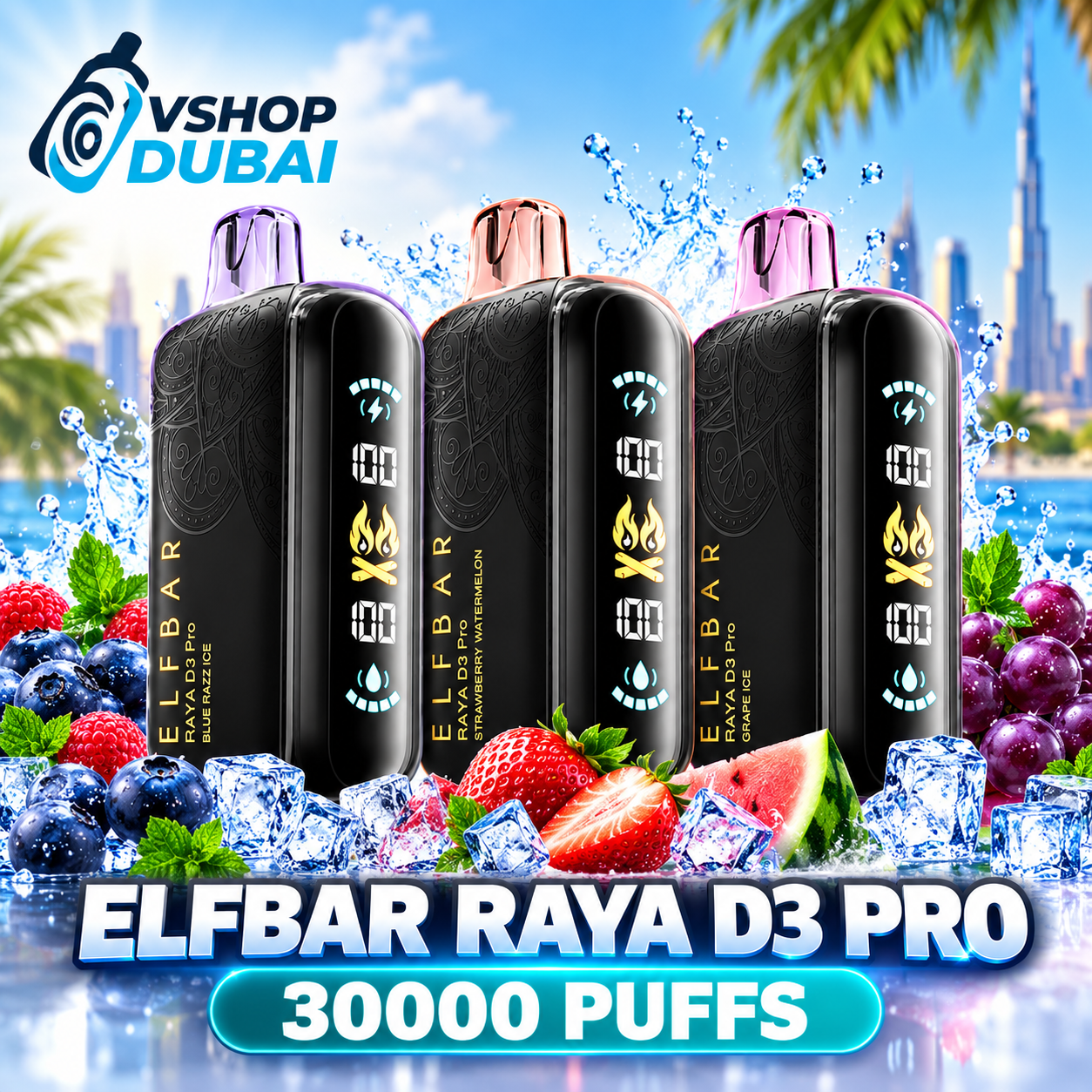 ELFBAR Raya D3 Pro 30000 Puffs Disposable Vape