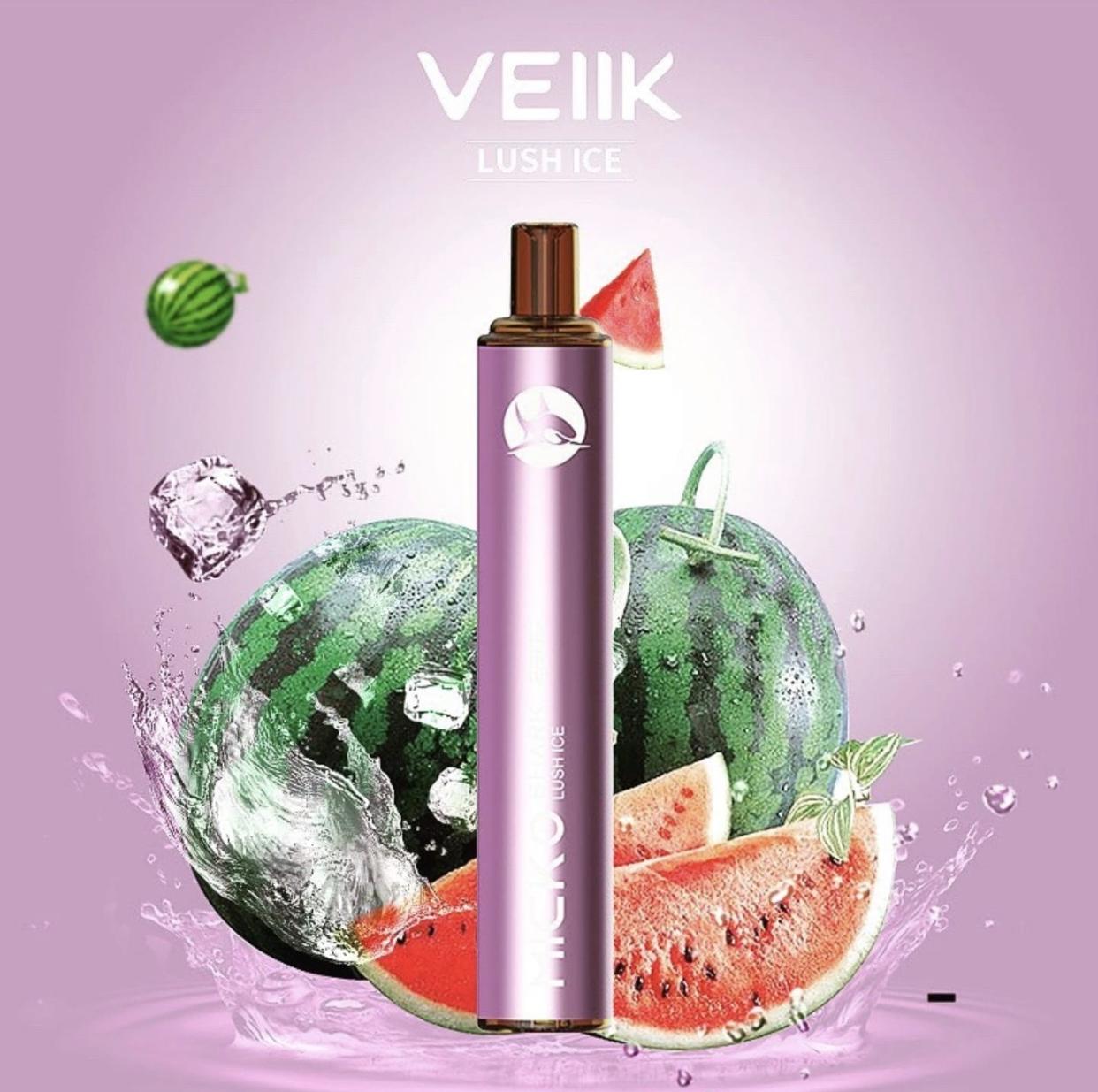 veiik micko shark lush ice disposable vape 1pcs 27 dhm