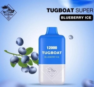 Tugboat Super 12000 Puffs Disposable Vape blueberry ice Duba