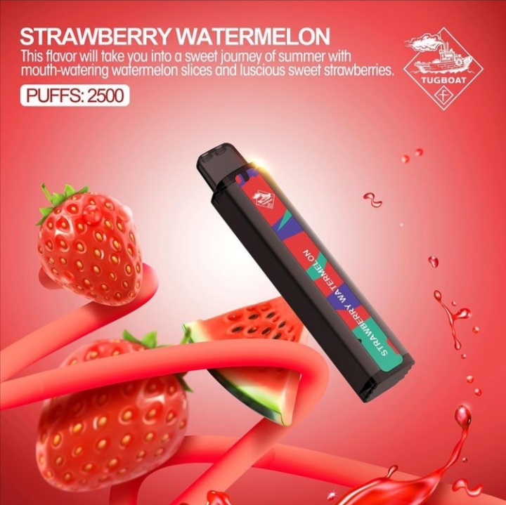 TUGBOAT XXL STRAWBERRY WATERMELON DISPOSABLE VAPE