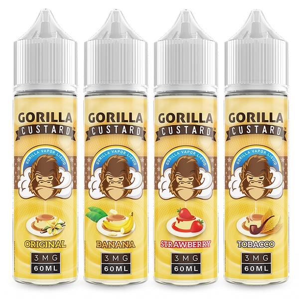 Gorilla custard 60ml e liquid