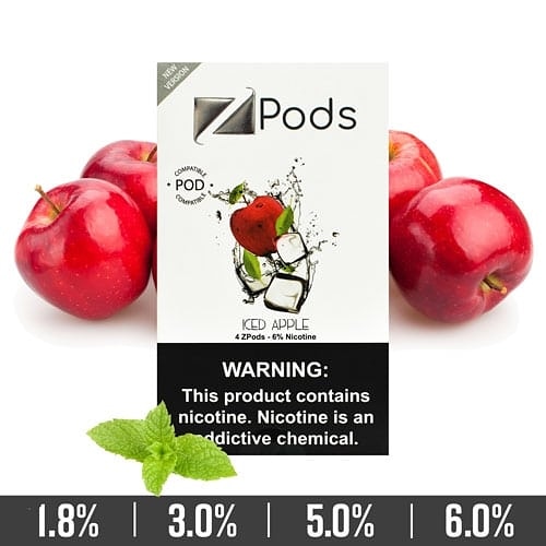 Iced apple ziip Pods for juul compatible