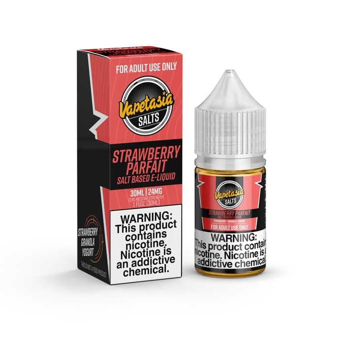 Vapetasia strawberry parfait salt nic 30ml