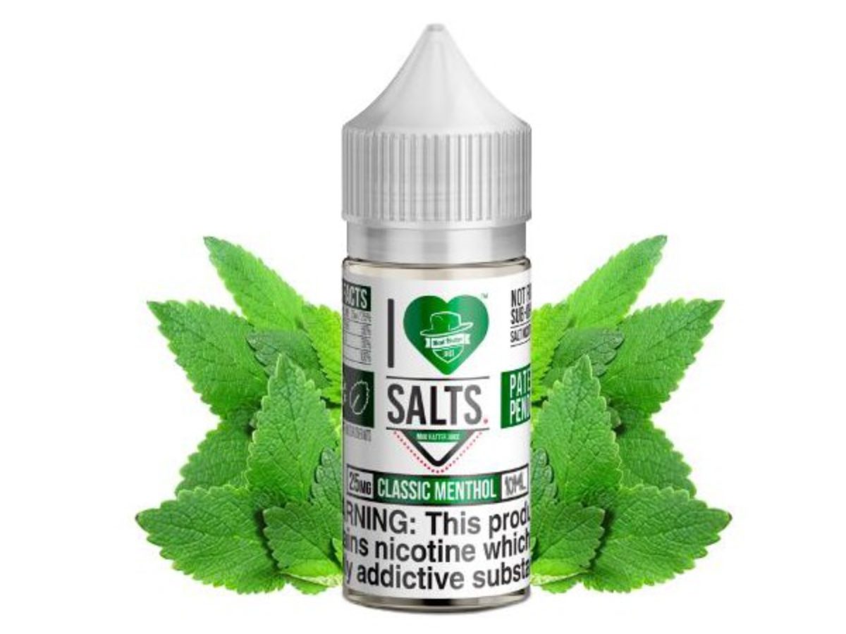 I Love salt by mad hatter classic menthol salt nic 30ml