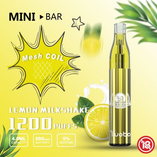 Yuoto mini bar lemon milkshake disposable vape 1pcs 30 dhm