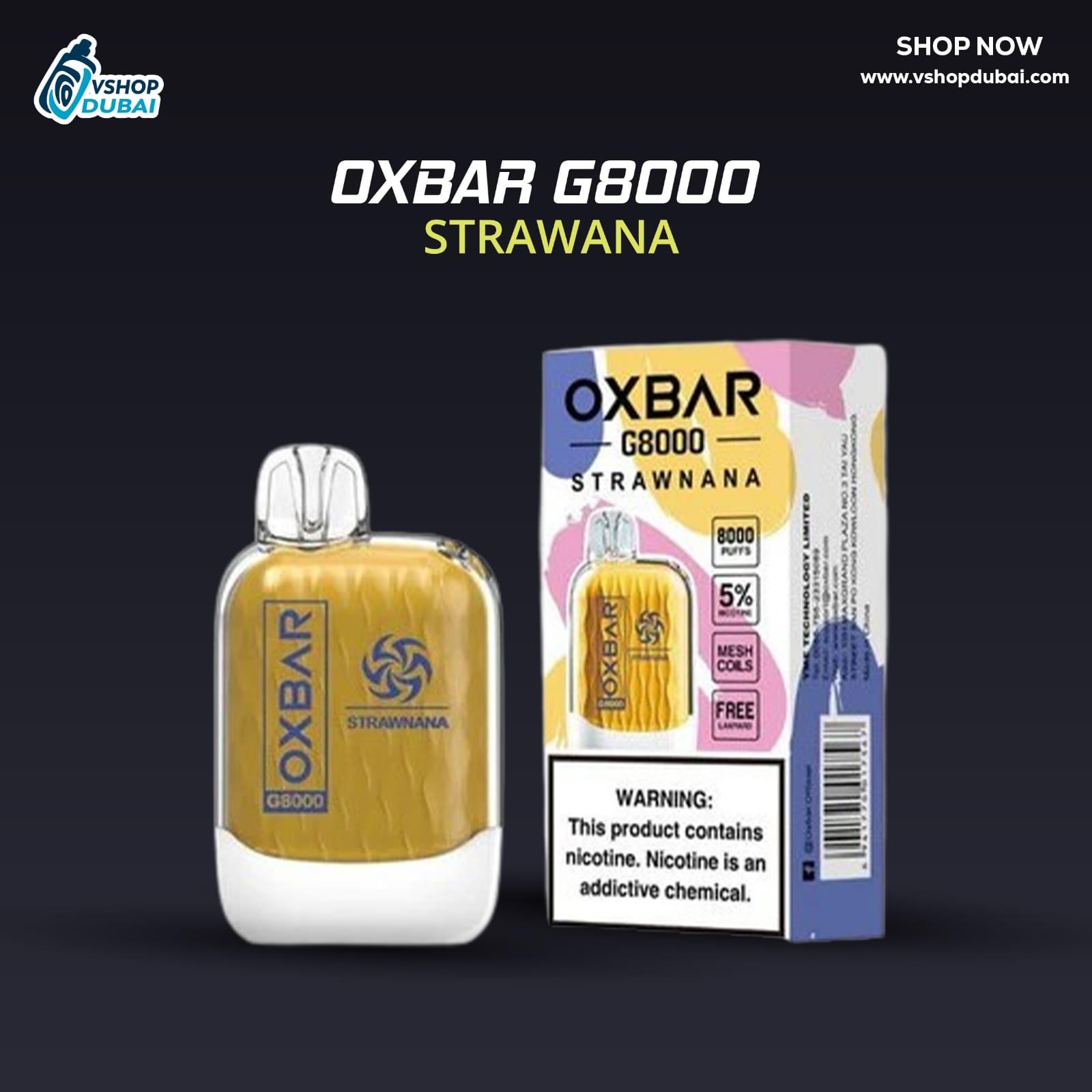 oxbar g8000 disposable