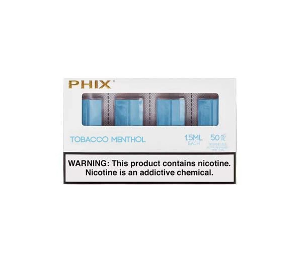PHIX Pods tobacco menthol