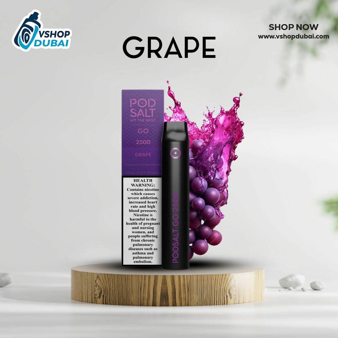 POD SALT Go Grape 2500 Puffs