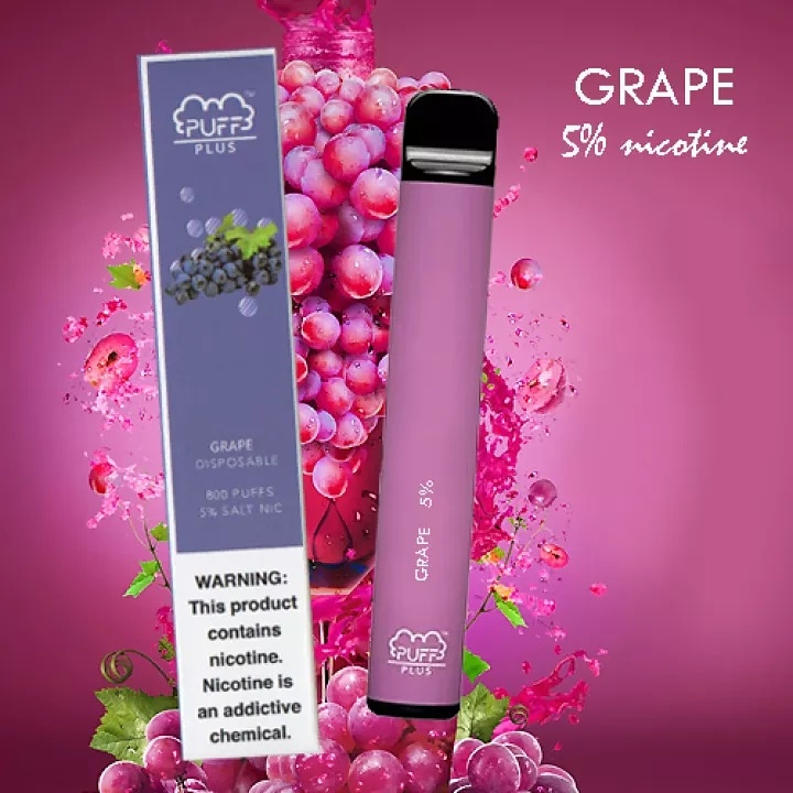 Puff plus grape disposable vape