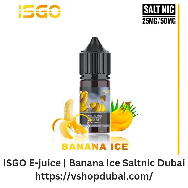 isgo e juice banana ice saltnic