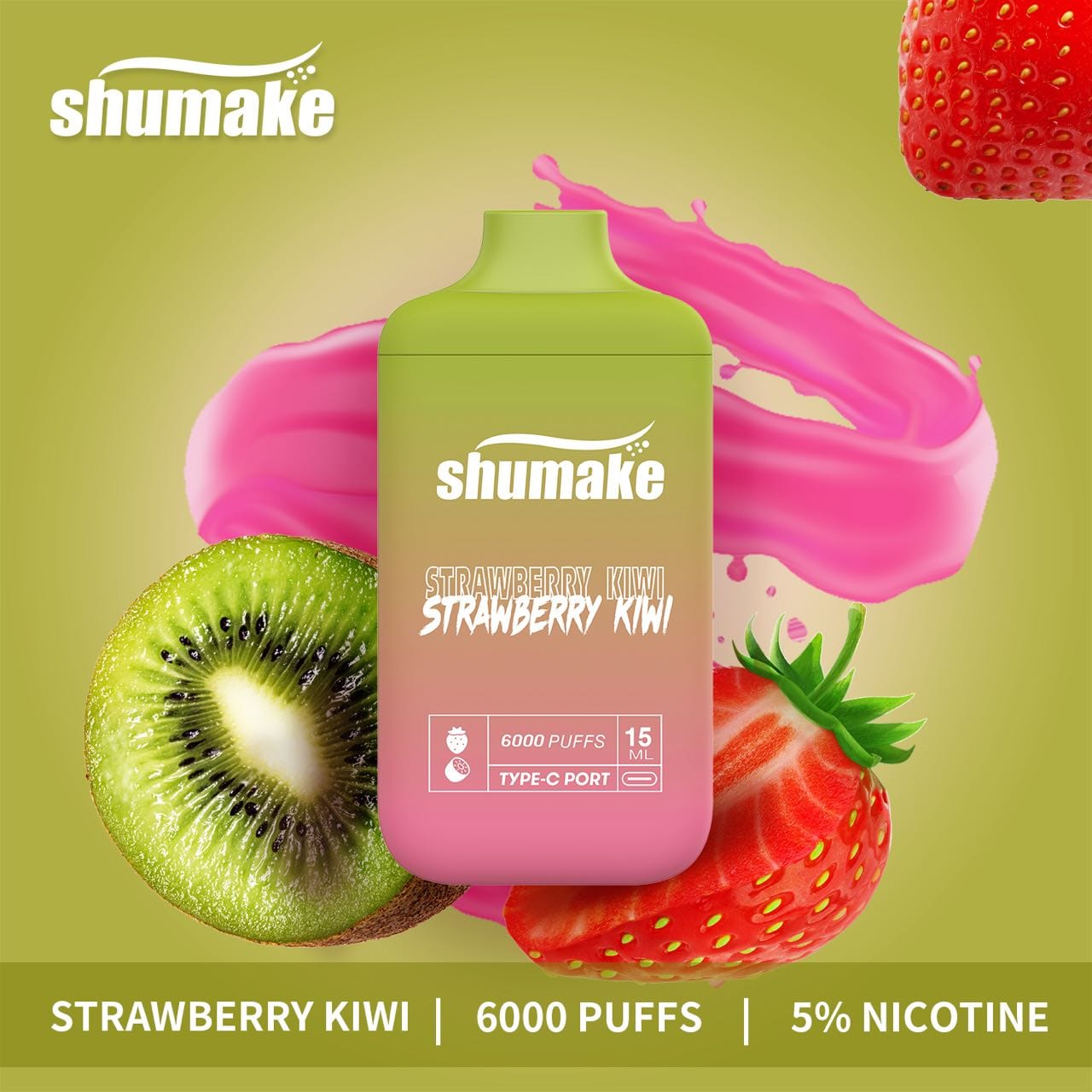 Shumake vapor pens 6000 puffs disposable