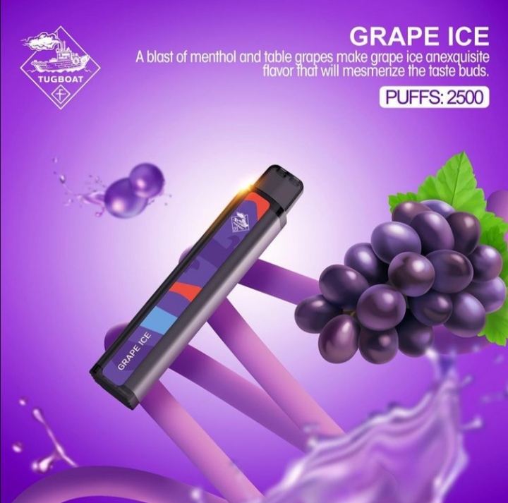 TUGBOAT XXL Grape ice disposable vape