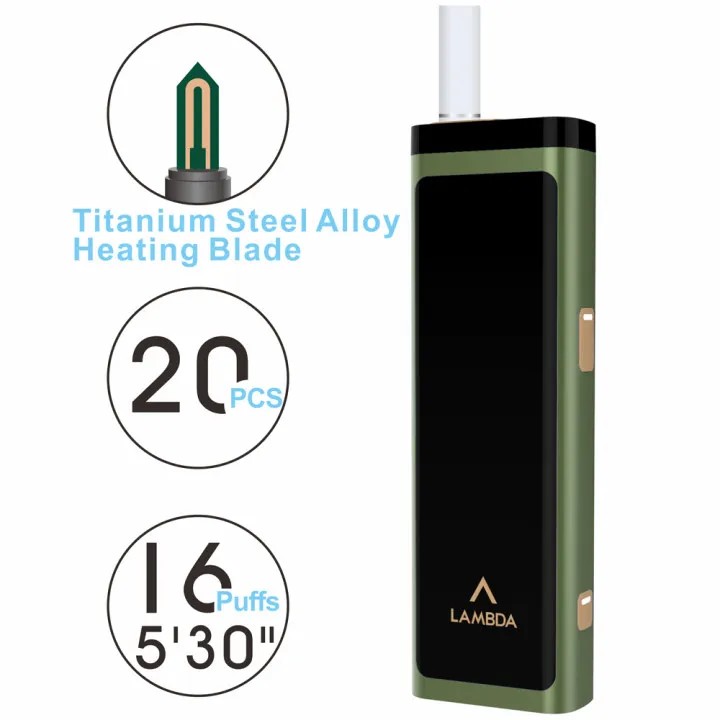 LAMBDA T3 Heat Not Burn Tobacco Heating Device (Army green)