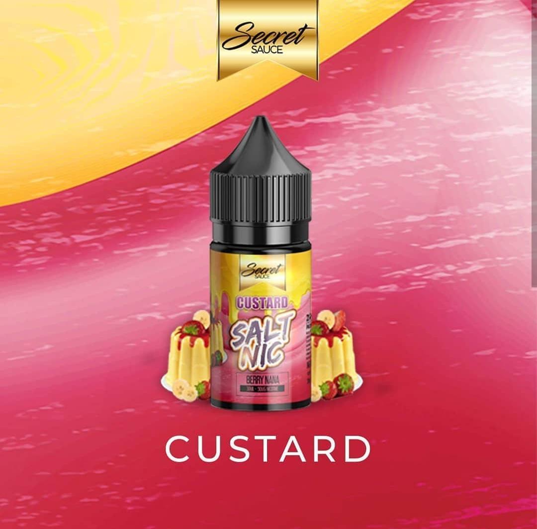CUSTARD salt nic by secret sauce 30ml