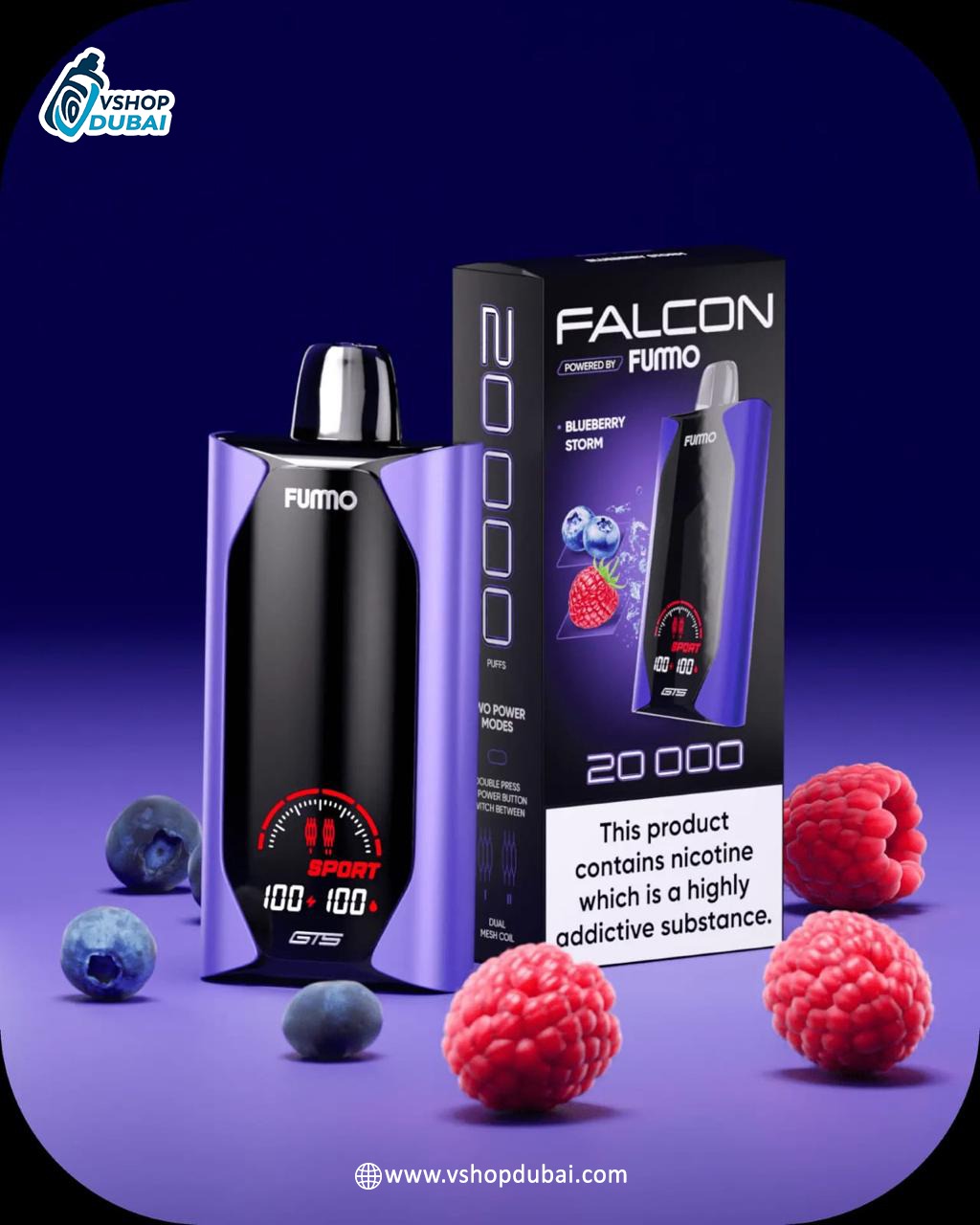 FUMMO FALCON GTS 20000 PUFFS Dis1
