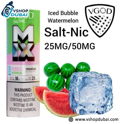 Vgod Iced MIX Saltnic Bubble watermelon