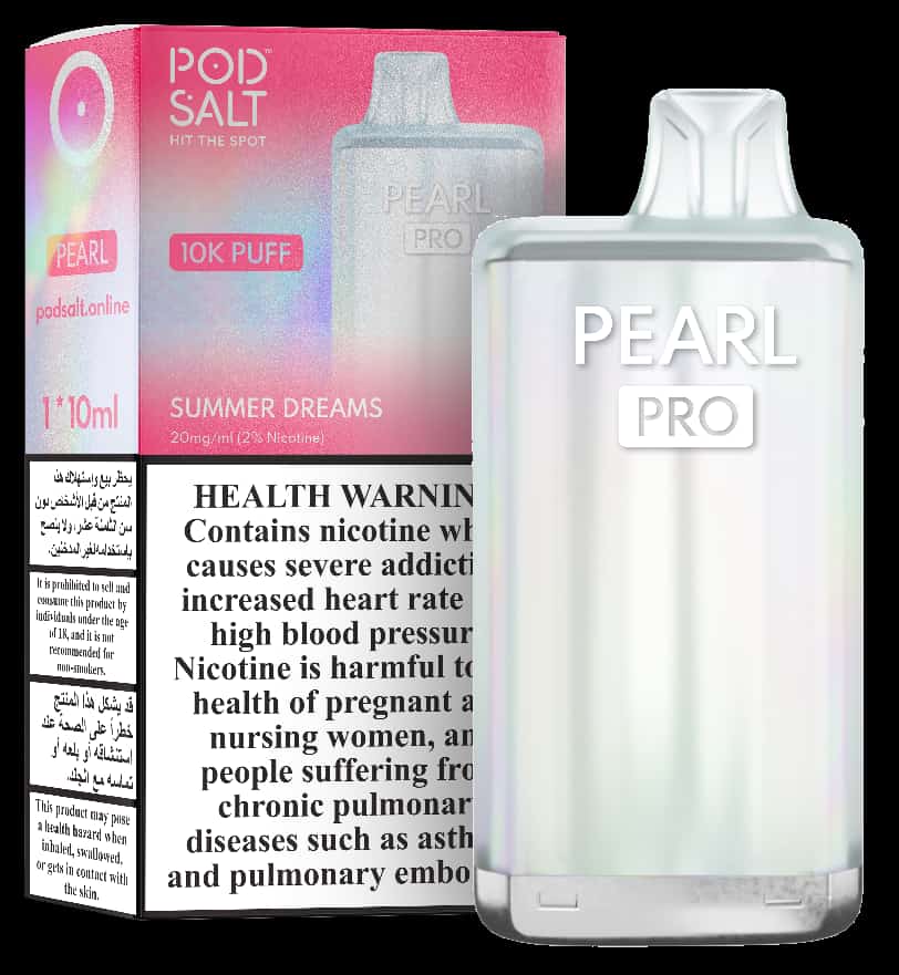 Pod Salt Pearl Pro 10K Puffs Disposable Vape