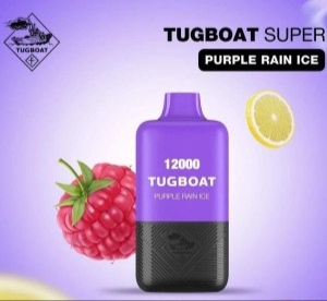 Tugboat Super 12000 Puffs Disposable Vape purple rain ice Du