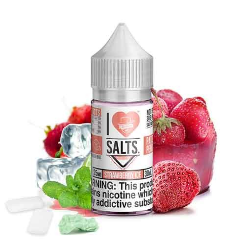 I Love salt by mad hatter strawberry ice salt nic 30ml
