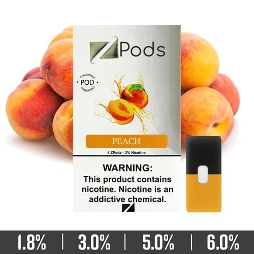 Peach Pods for juul compatible