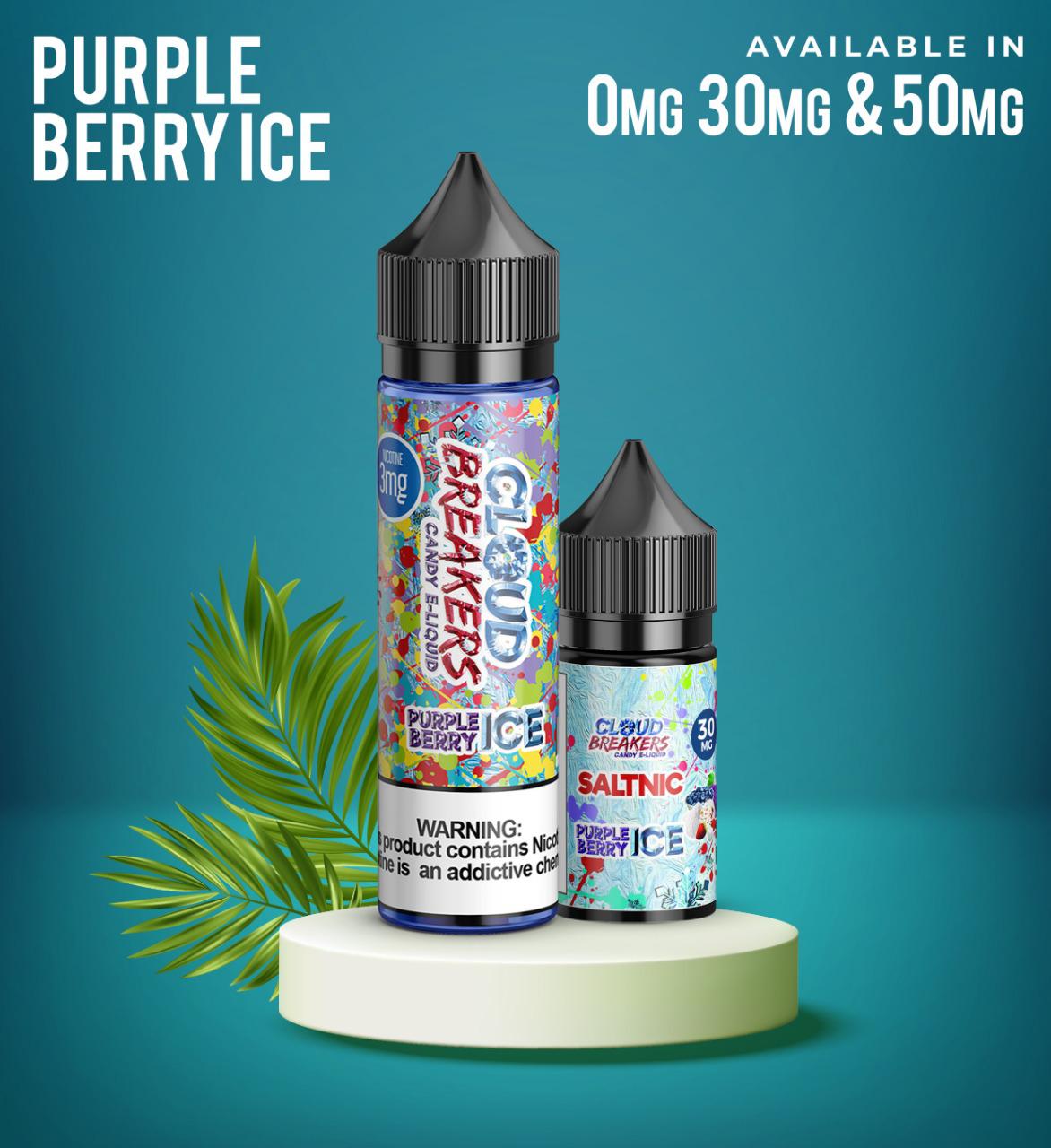 Purple berry ice by cloud breakers e liquid