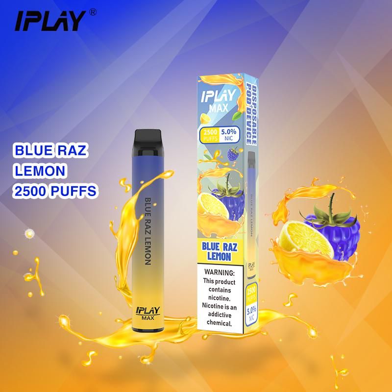 IPLAY Max blue raz lemon disposable vape 1pcs 29 dhm