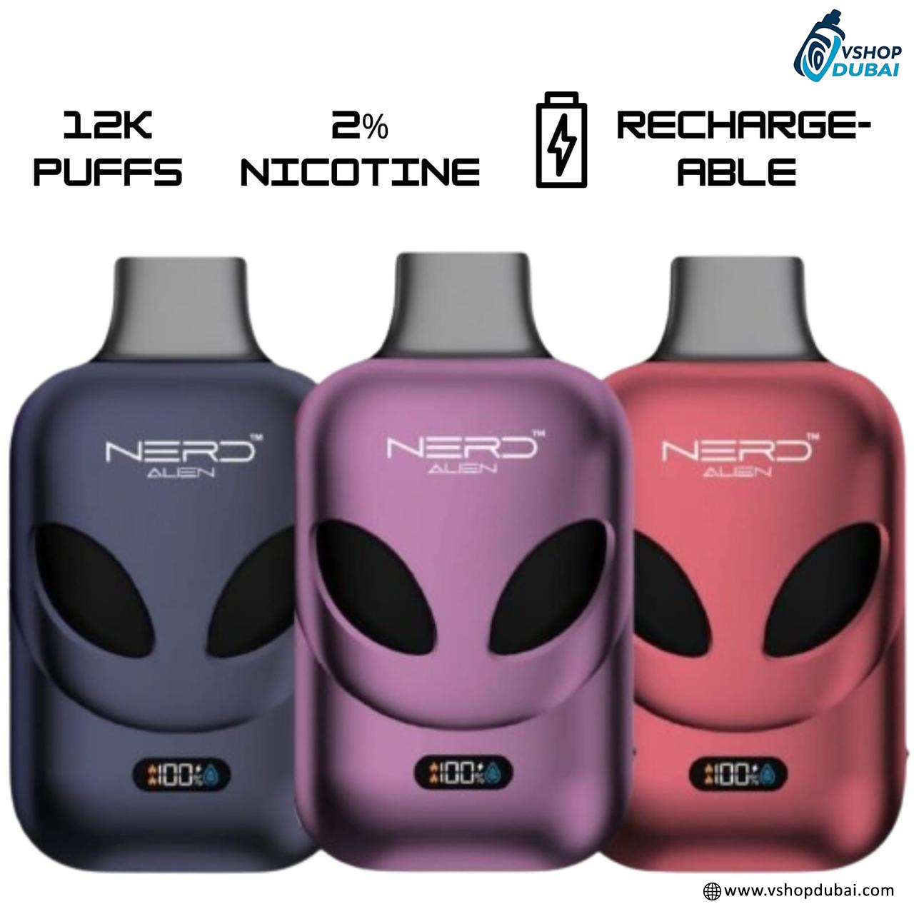 NERD ALIEN 12000 Puffs 20MG