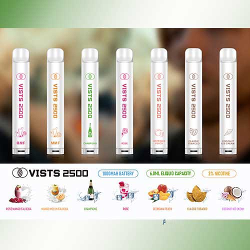vists 2500 disposable vape 1pcs 31 dhm