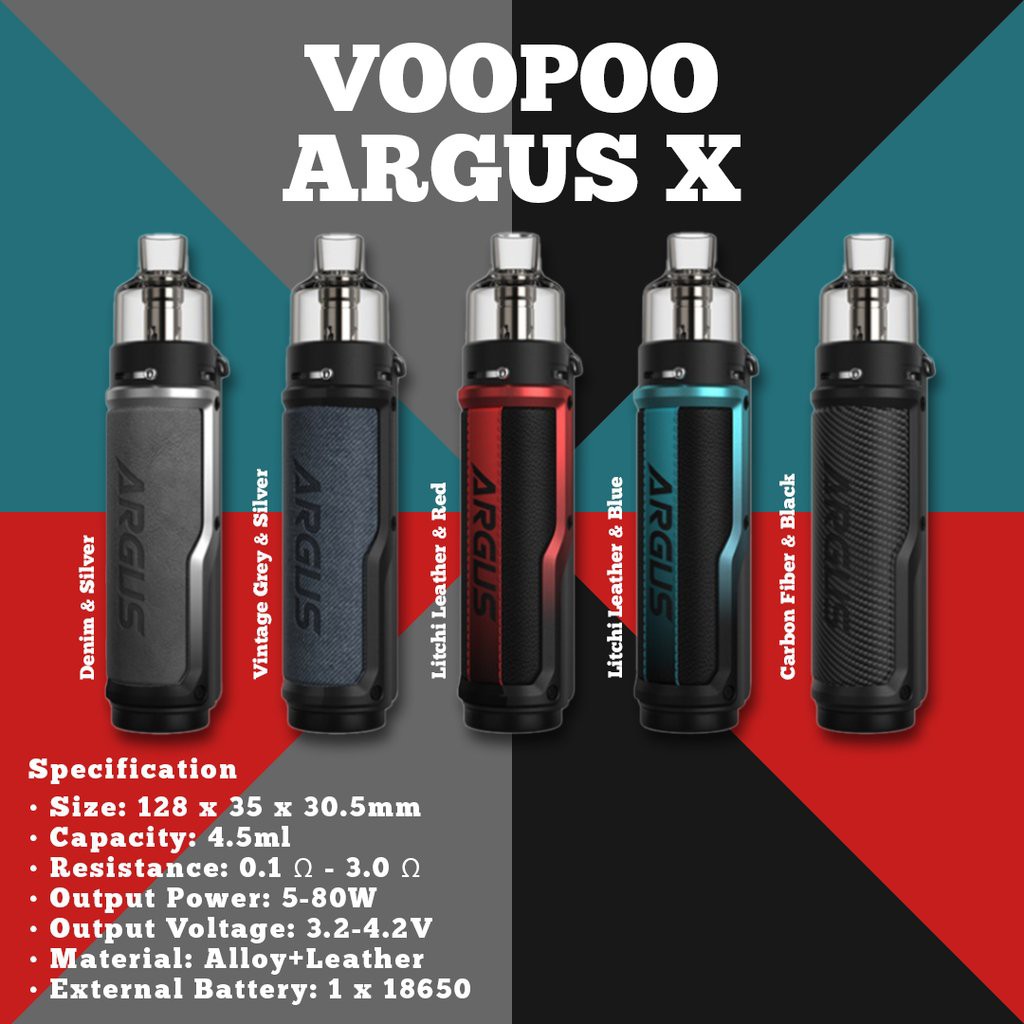 Voopoo Argus x 80w pod system kit