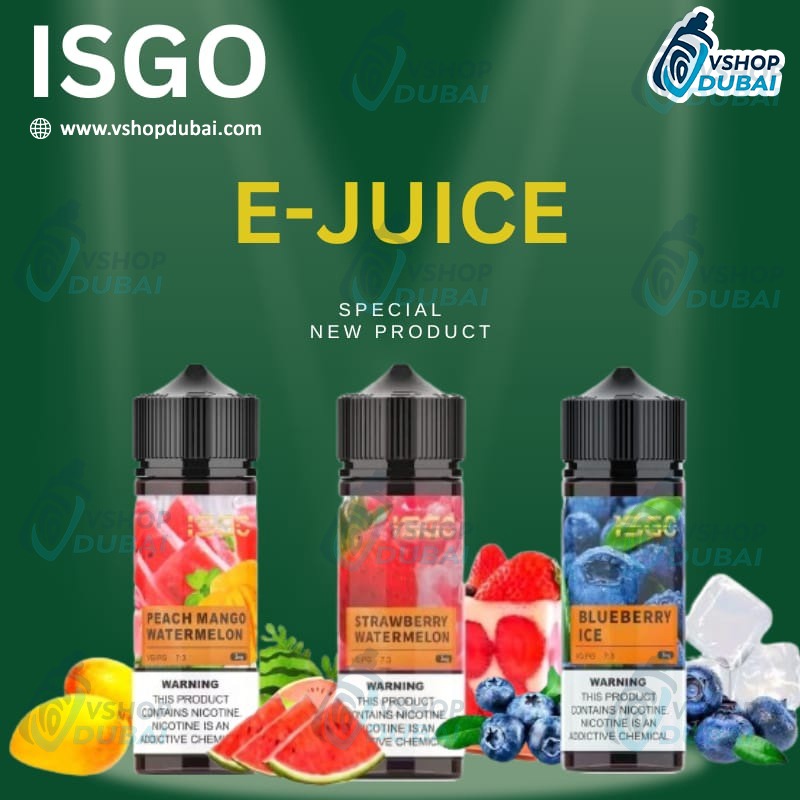 ISGO 60 Ml E liquid 3MG NICOTINE Vape