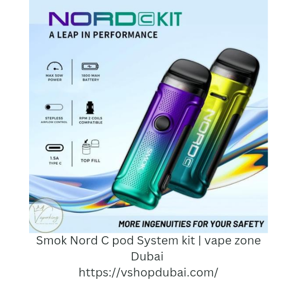 Smok Nord C pod System kit vape zone Dubai
